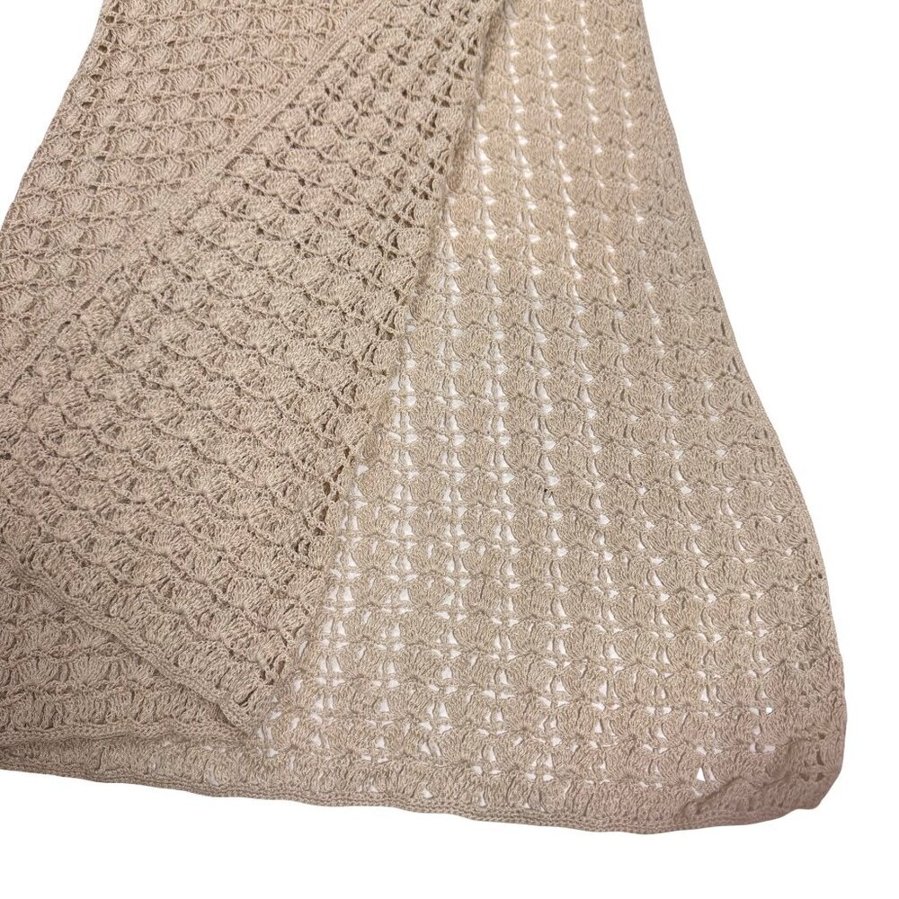 Cult Gaia Demi Knit Dress Sz XS Sheer Nude Luxury Swim Cover Up - Picture 13 of 15